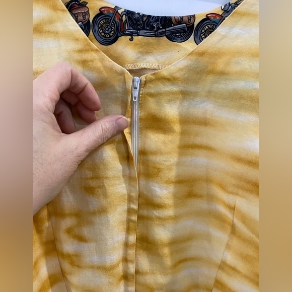 Ky's Hawaii Vintage Hawaiian Dress Y2K Motorcycle Surfboard Women's Size XL - Picture 4 of 7